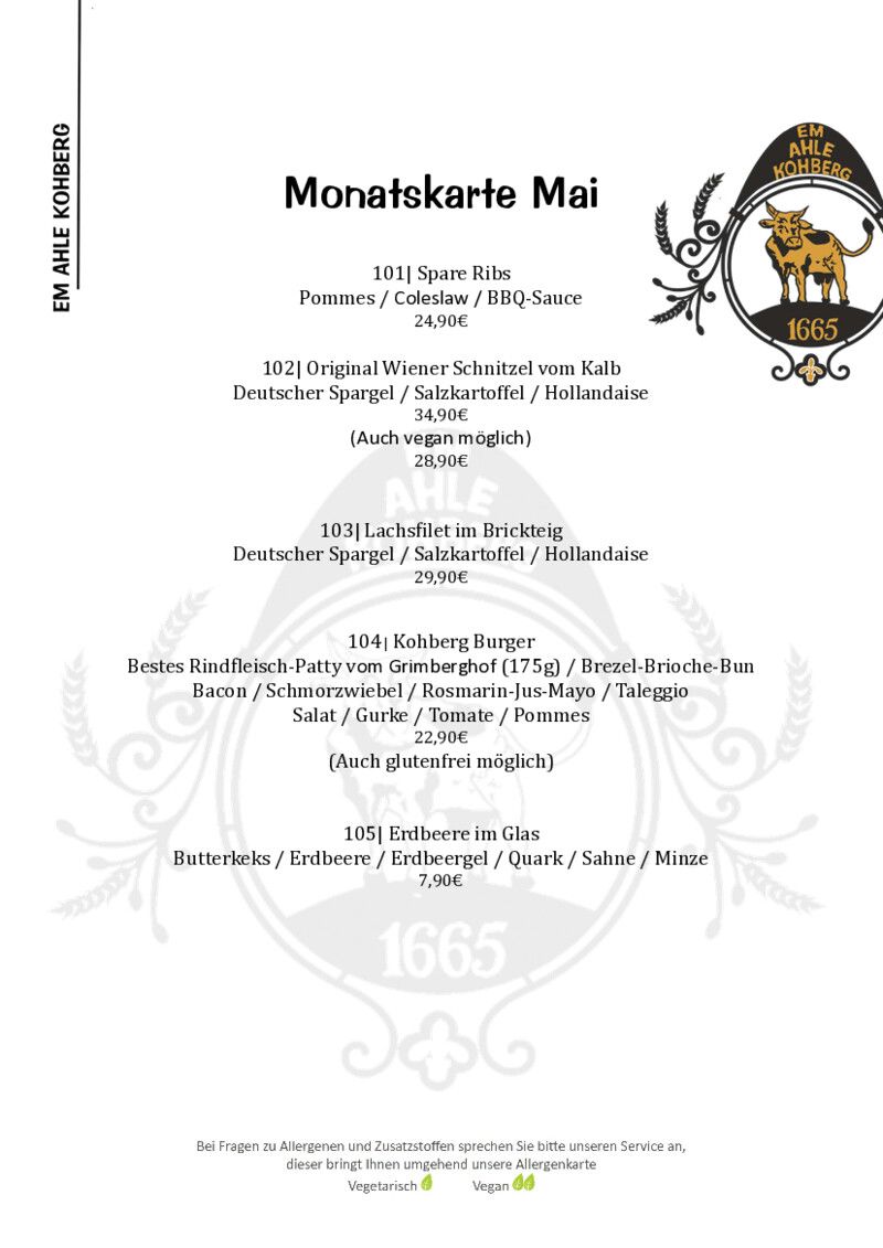 Foto der Monatskarte