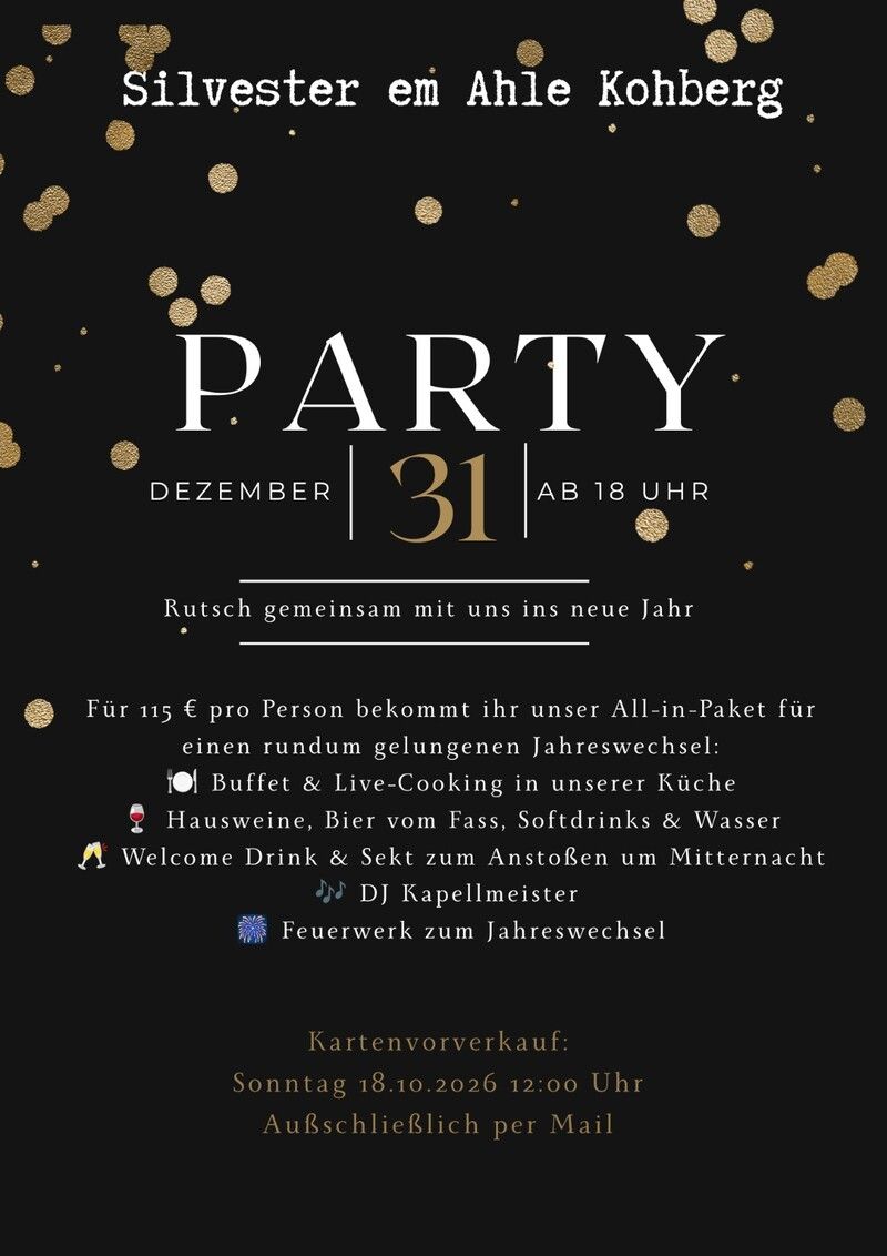 Silvesterparty 2026